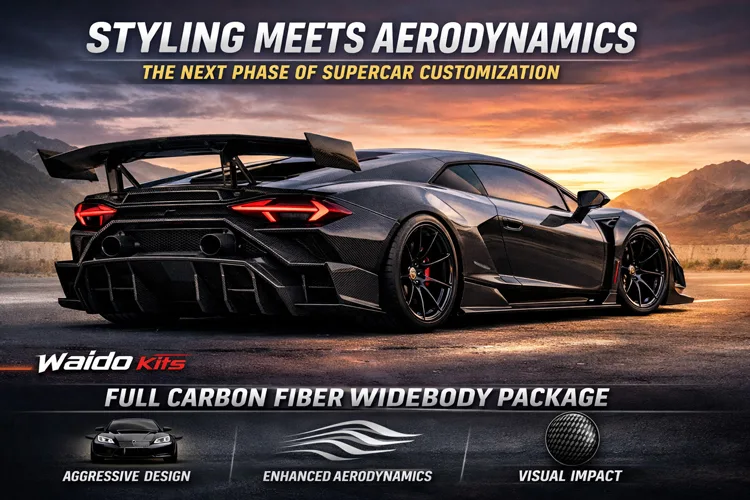 Lamborghini Temerario carbon fiber widebody kit