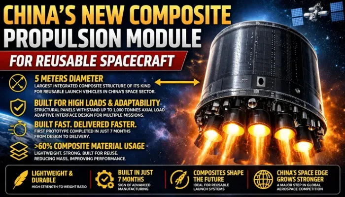 China composite propulsion module spacecraft