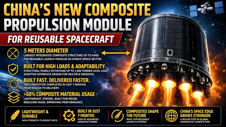 China composite propulsion module spacecraft