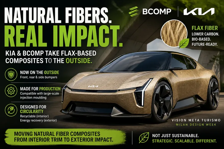 Kia Bcomp natural fiber composites
