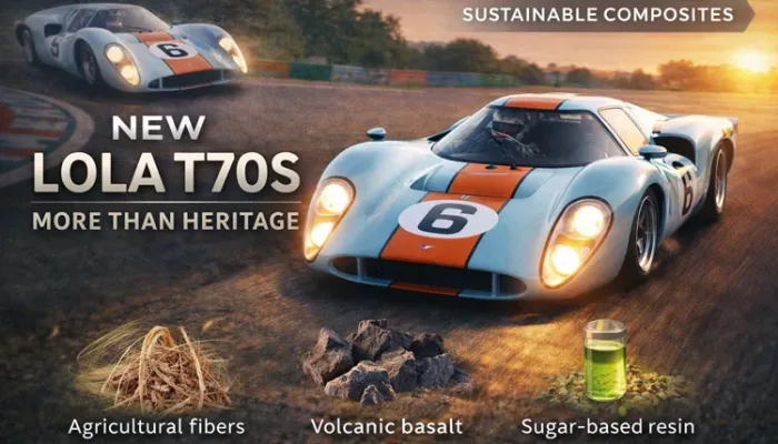 Lola T70S natural composite bodywork