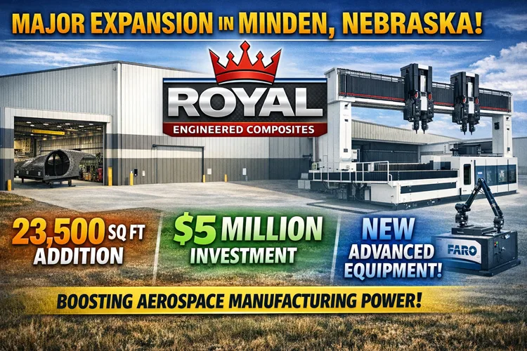 Royal Engineered Composites Minden expansion