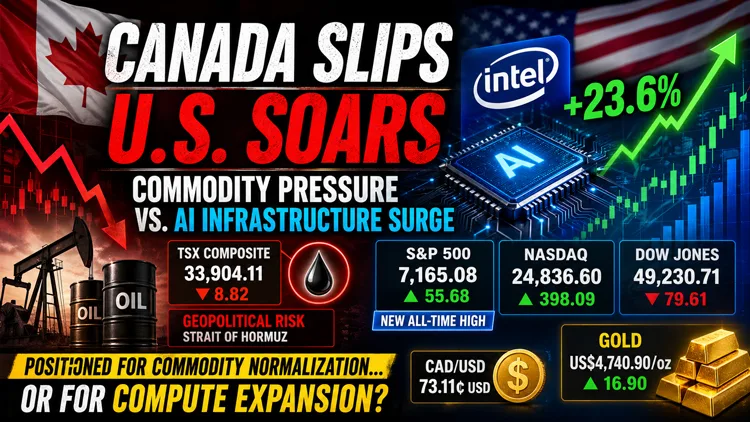 TSX oil volatility U.S. tech rally