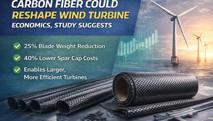 carbon fiber wind turbine blades