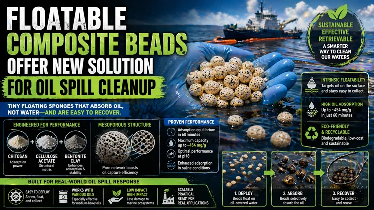 oil spill cleanup beads
