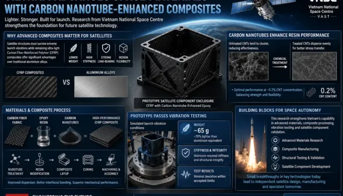 Vietnam CFRP satellite materials