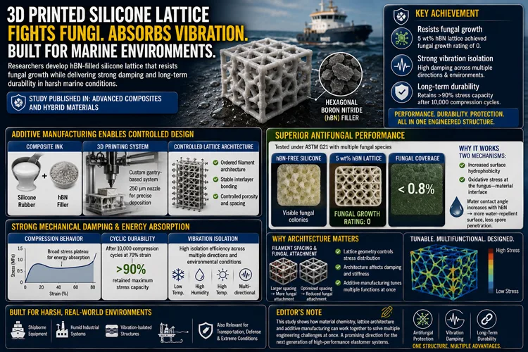 antifungal silicone lattice