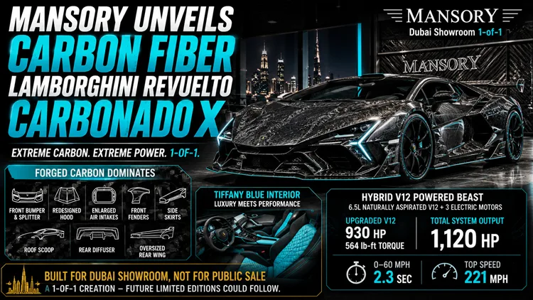 carbon fiber Lamborghini Revuelto