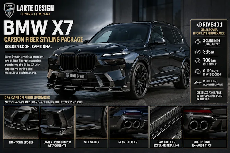 BMW X7 carbon fiber body kit