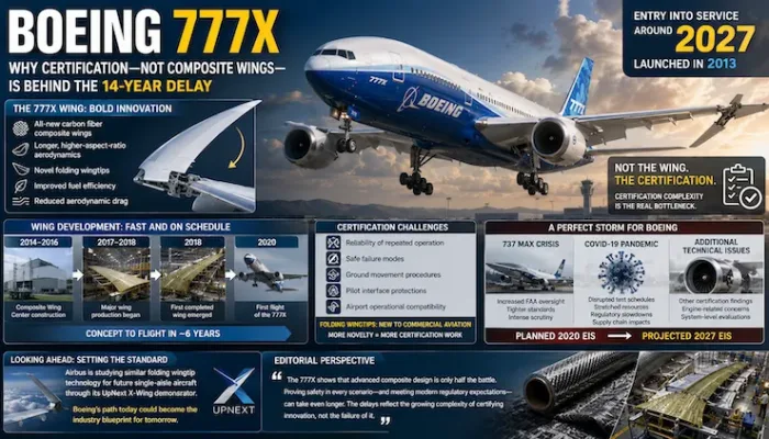 Boeing 777X composite wing