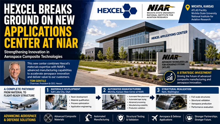 Hexcel Expands Aerospace Composite Innovation with New Applications Center at NIAR