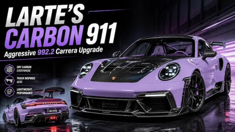 Porsche 911 Carrera carbon fiber body kit