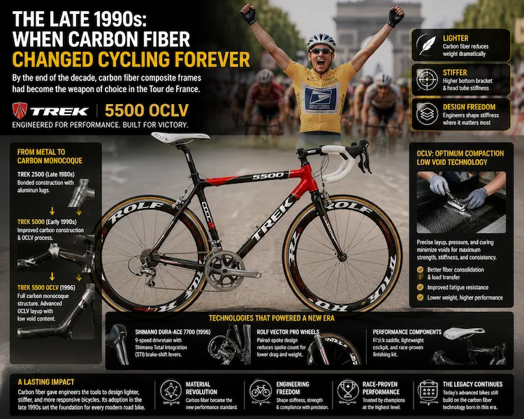 carbon fiber Tour de France bikes