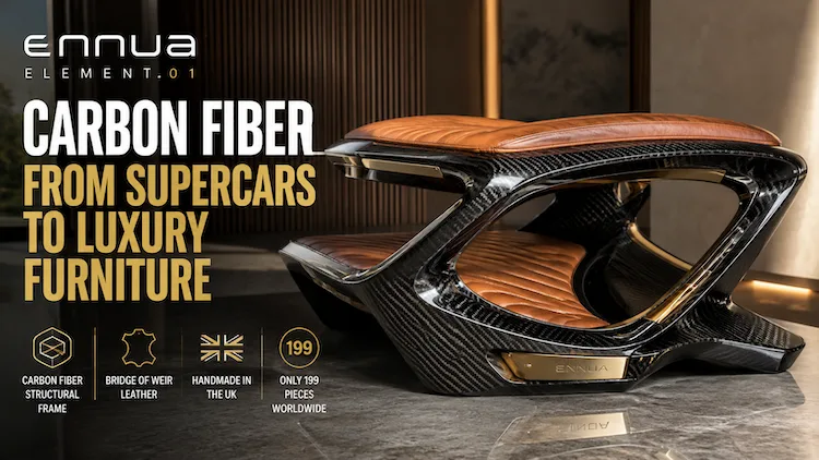 Ennua Element 01 carbon fiber furniture