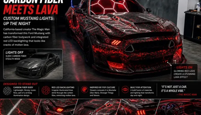 Ford Mustang carbon fiber body