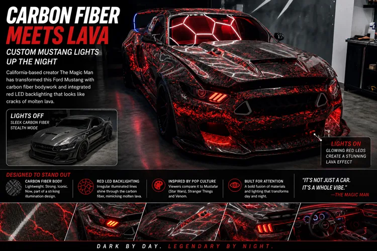 Ford Mustang carbon fiber body