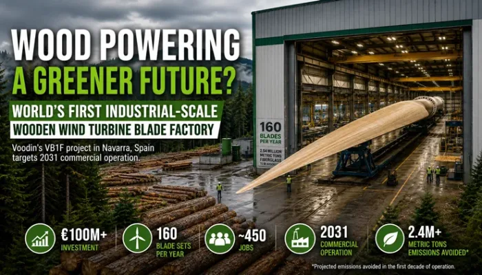 wooden wind turbine blade factory